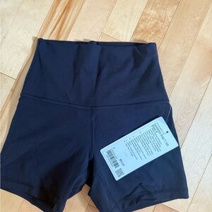 Lululemon Athletica Black High Waist Performance Shorts (BRAND NEW)